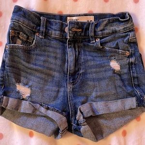 Garage High waisted jean shorts